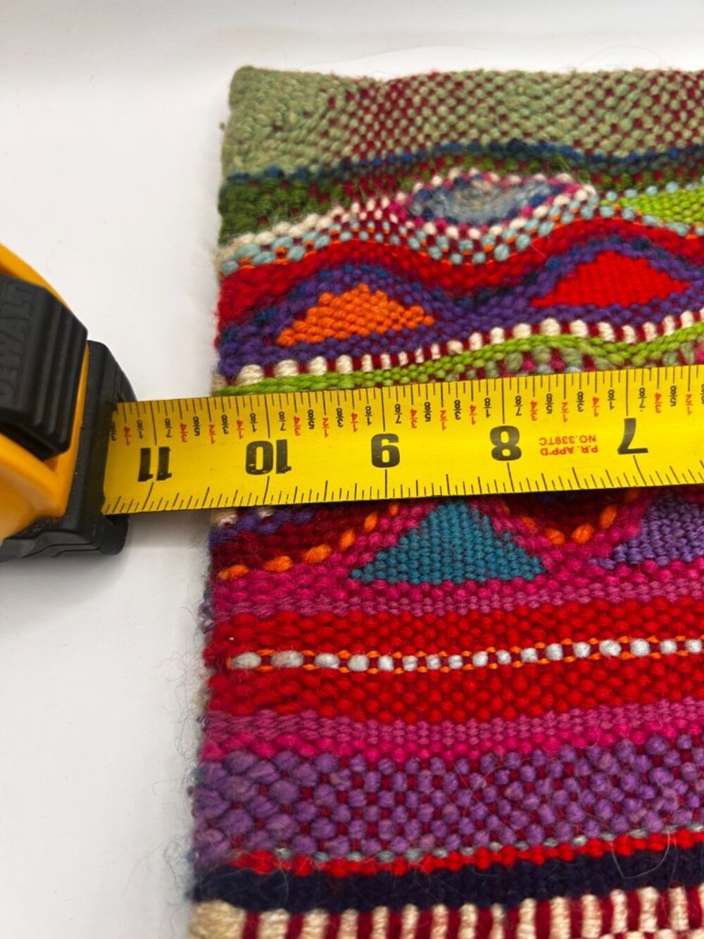 Vintage Lillian Barber Hand-Woven Wool Bag - Mid-Century Artisan Boho Bag - Picture 11 of 11